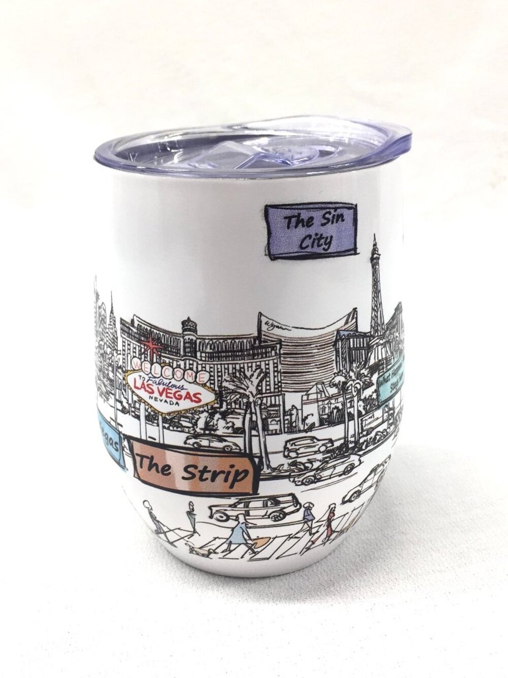 Swig Life 14oz Insulated Wine Tumbler - Las Vegas Nevada Sin City